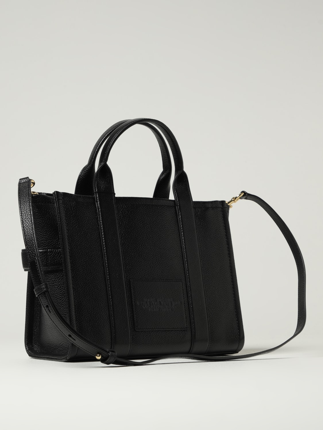 MARC JACOBS BORSA A MANO: Borsa The Tote Bag Marc Jacobs in pelle media, Nero - Img 2