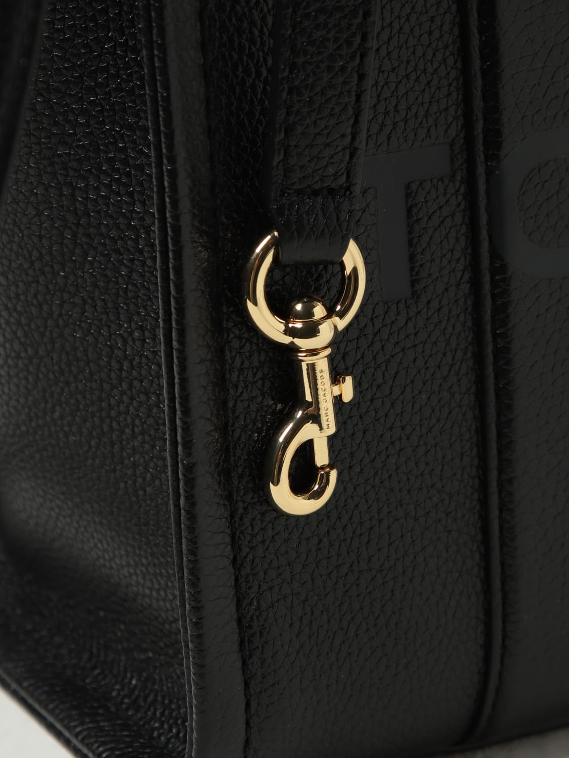 MARC JACOBS BORSA A MANO: Borsa The Tote Bag Marc Jacobs in pelle media, Nero - Img 3