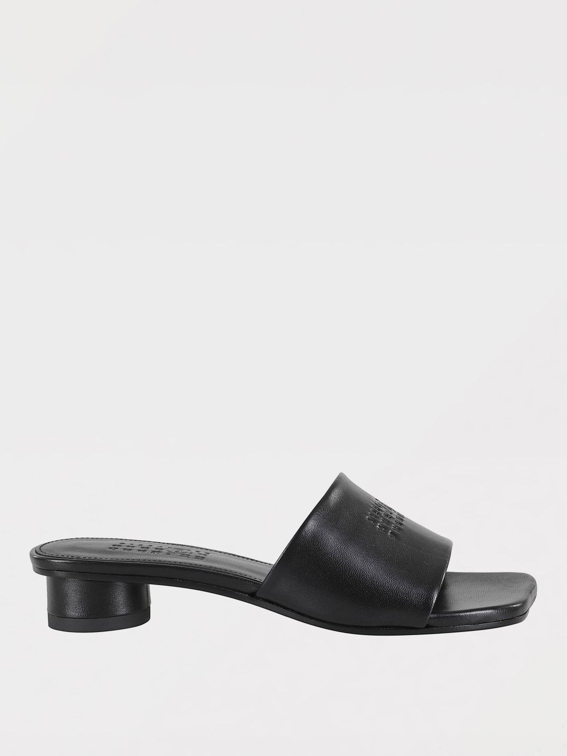 シューズ・サンダルその他 MM6 MAISON MARGIELA Heeled sandals S66WP0113P8301 T9002 MM6 MAISON MARGIELA: Shoes woman - Black | Mm6 Maison