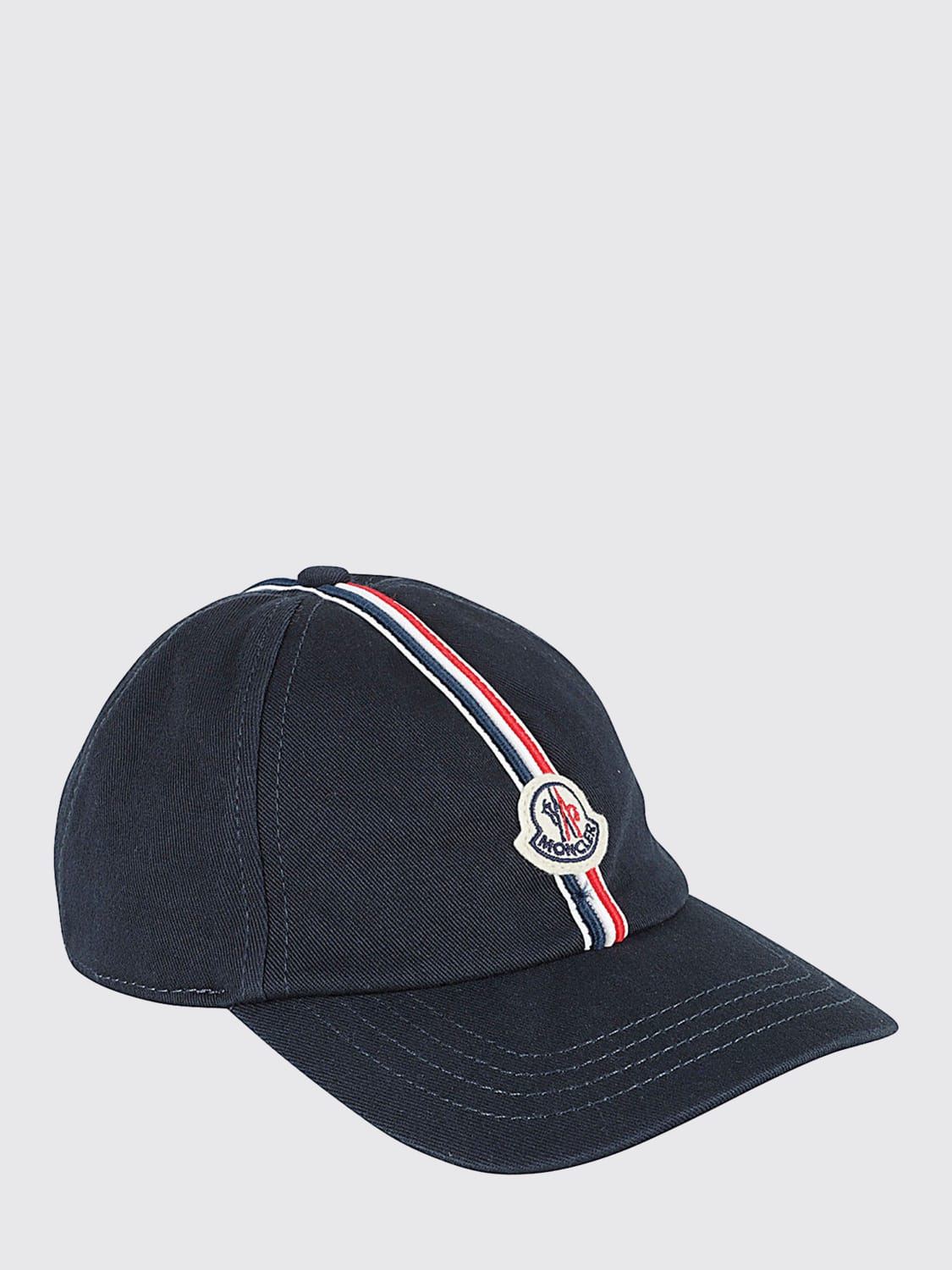 MONCLER HAT: Hat kids Moncler, Navy - Img 1
