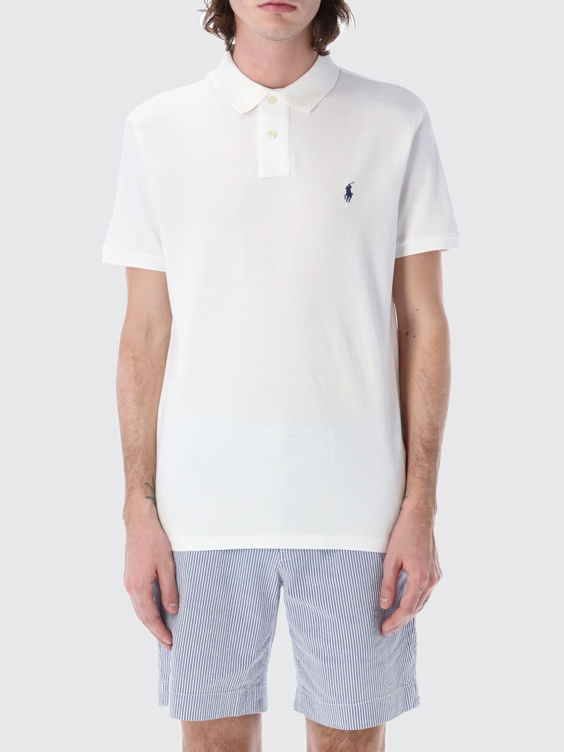 POLO RALPH LAUREN POLO SHIRT: T-shirt men Polo Ralph Lauren, White - Img 1