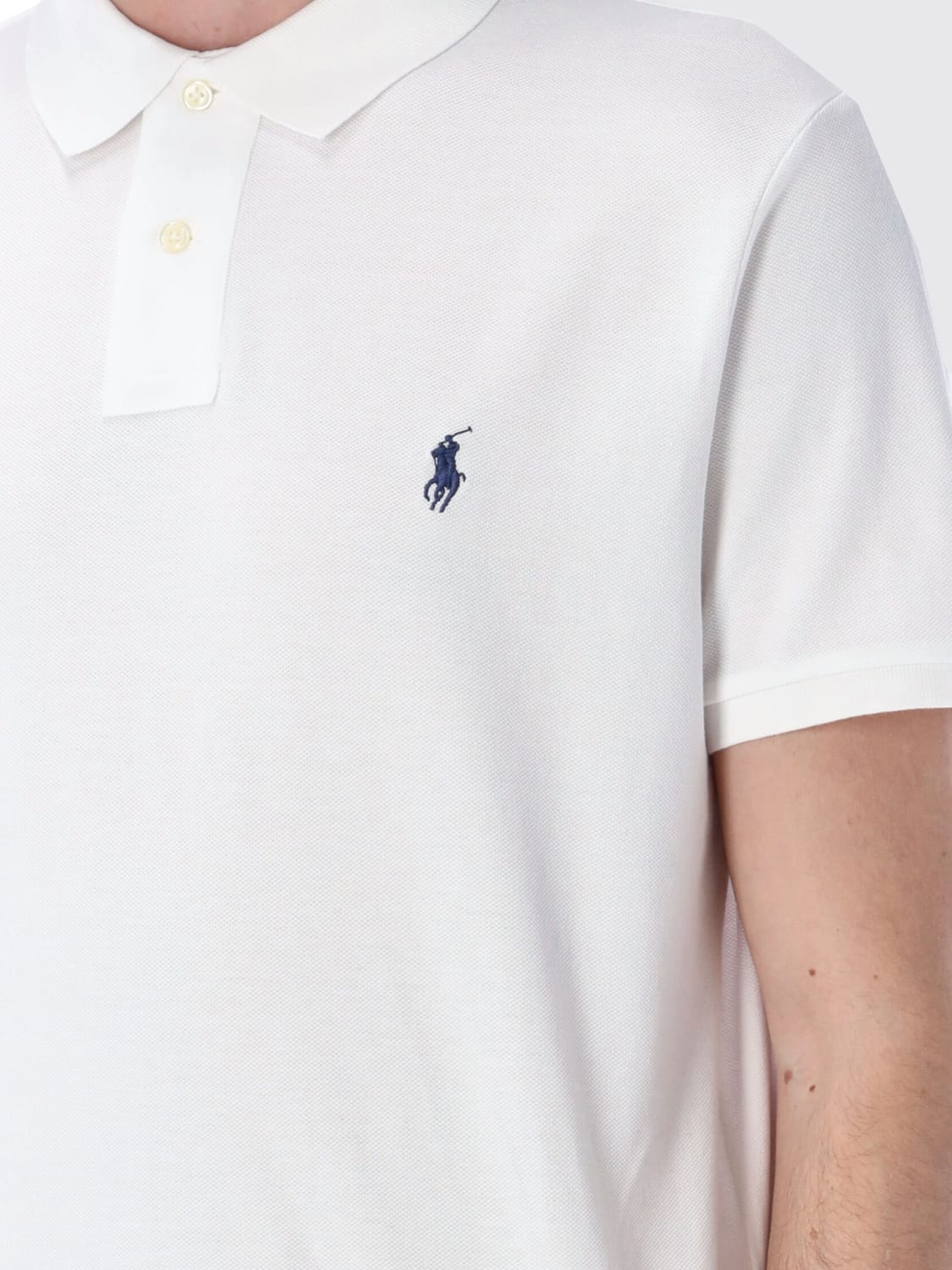 POLO RALPH LAUREN POLO SHIRT: T-shirt men Polo Ralph Lauren, White - Img 3