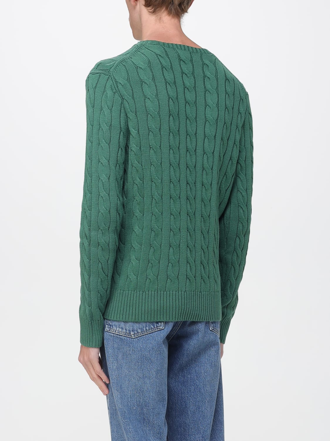 POLO RALPH LAUREN SWEATER: Sweater men Polo Ralph Lauren, Green - Img 2
