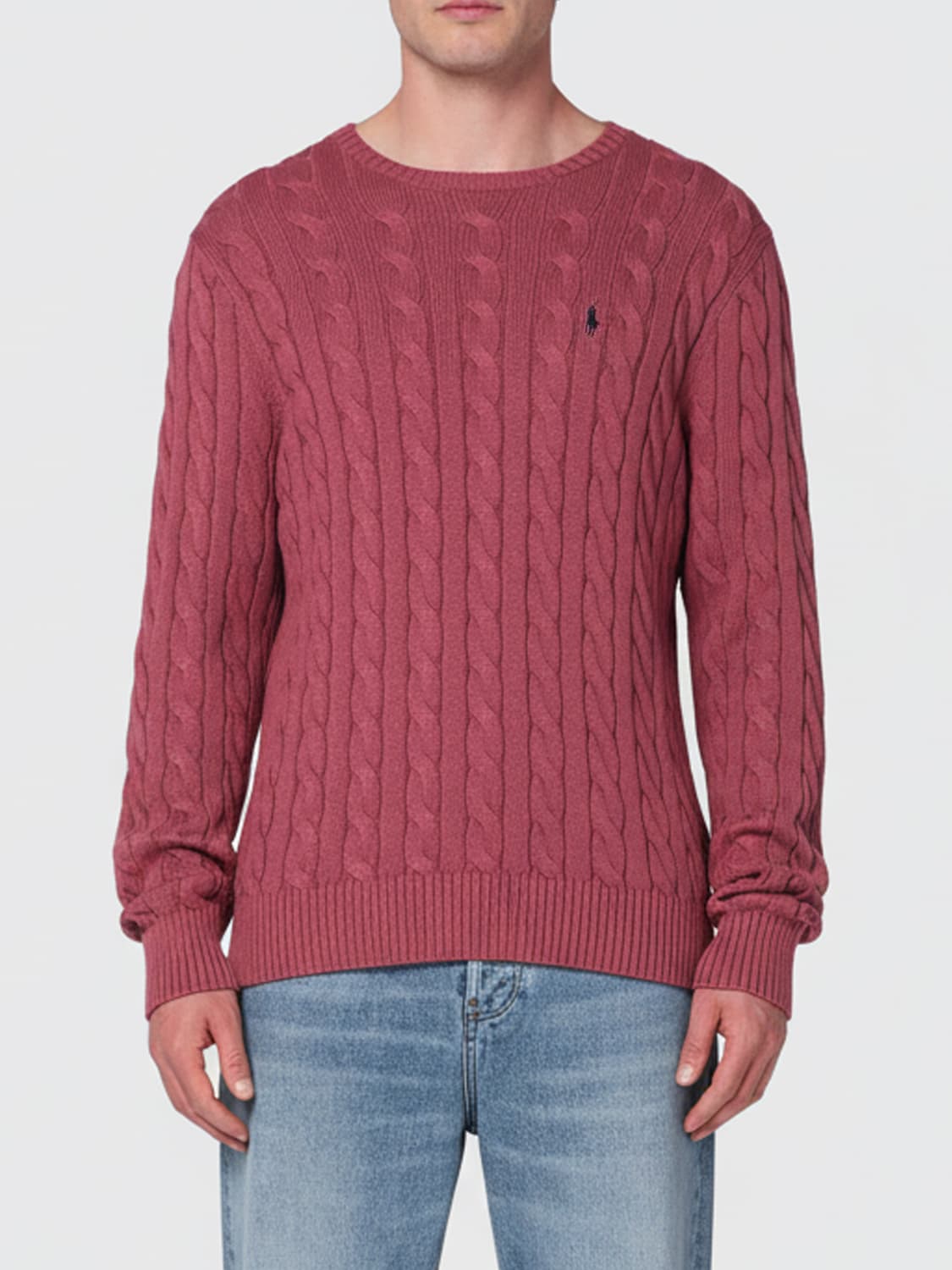 POLO RALPH LAUREN PULLOVER: Pullover herren Polo Ralph Lauren, Pflaume - Img 1