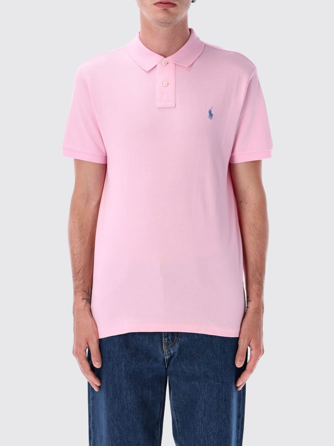 POLO RALPH LAUREN POLO SHIRT: T-shirt men Polo Ralph Lauren, Pink - Img 1