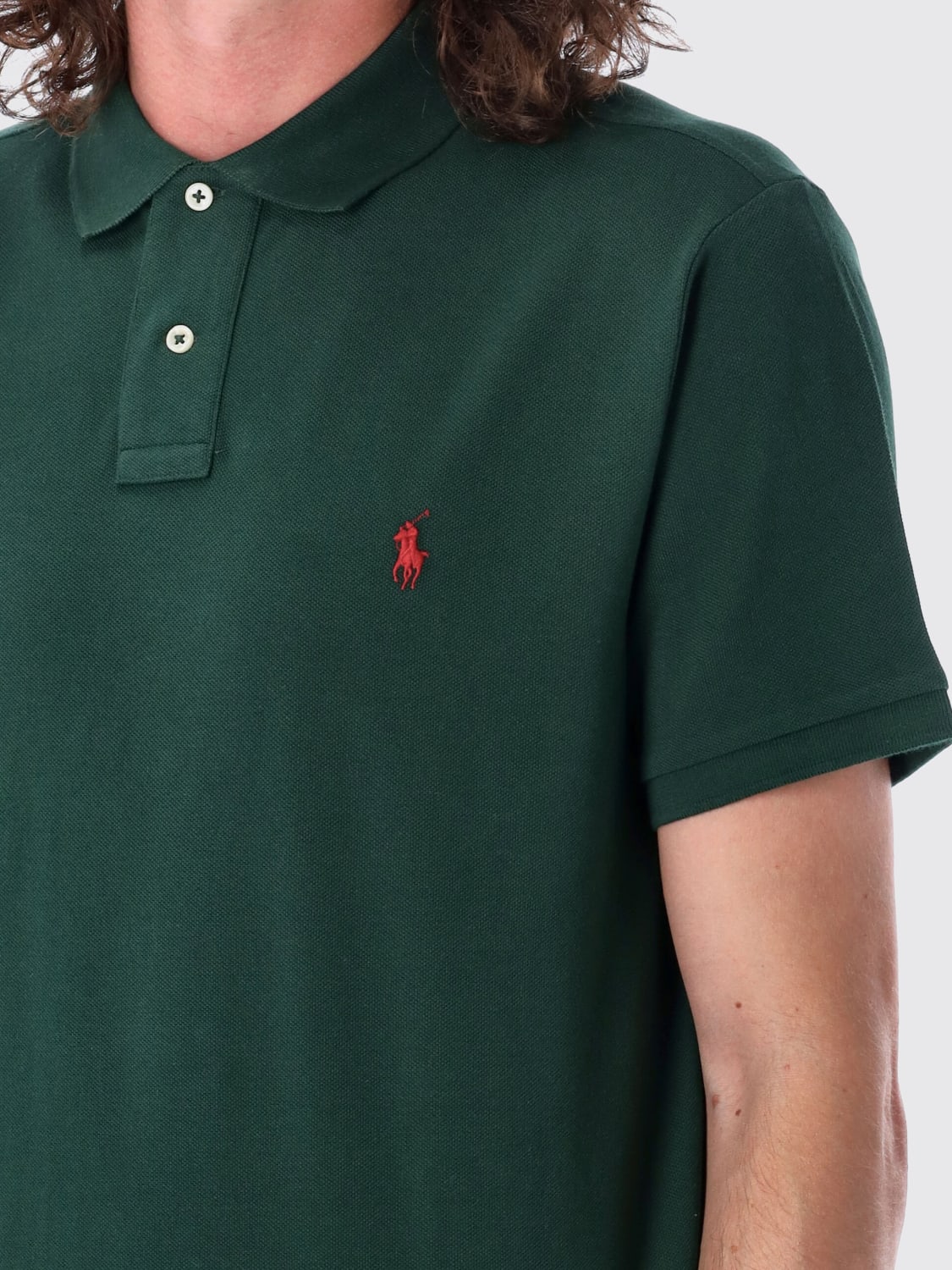 POLO RALPH LAUREN POLO: Camiseta hombre Polo Ralph Lauren, Verde Bosque - Img 3