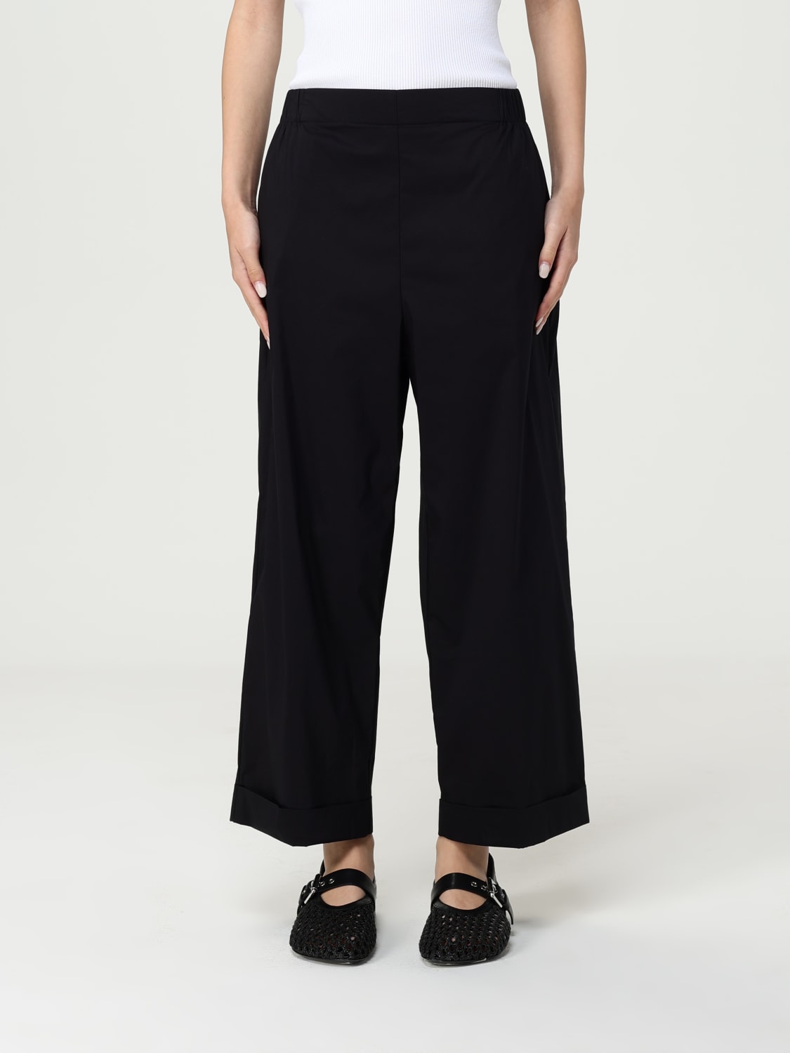 LIVIANA CONTI: Pants woman - Black | Liviana Conti pants