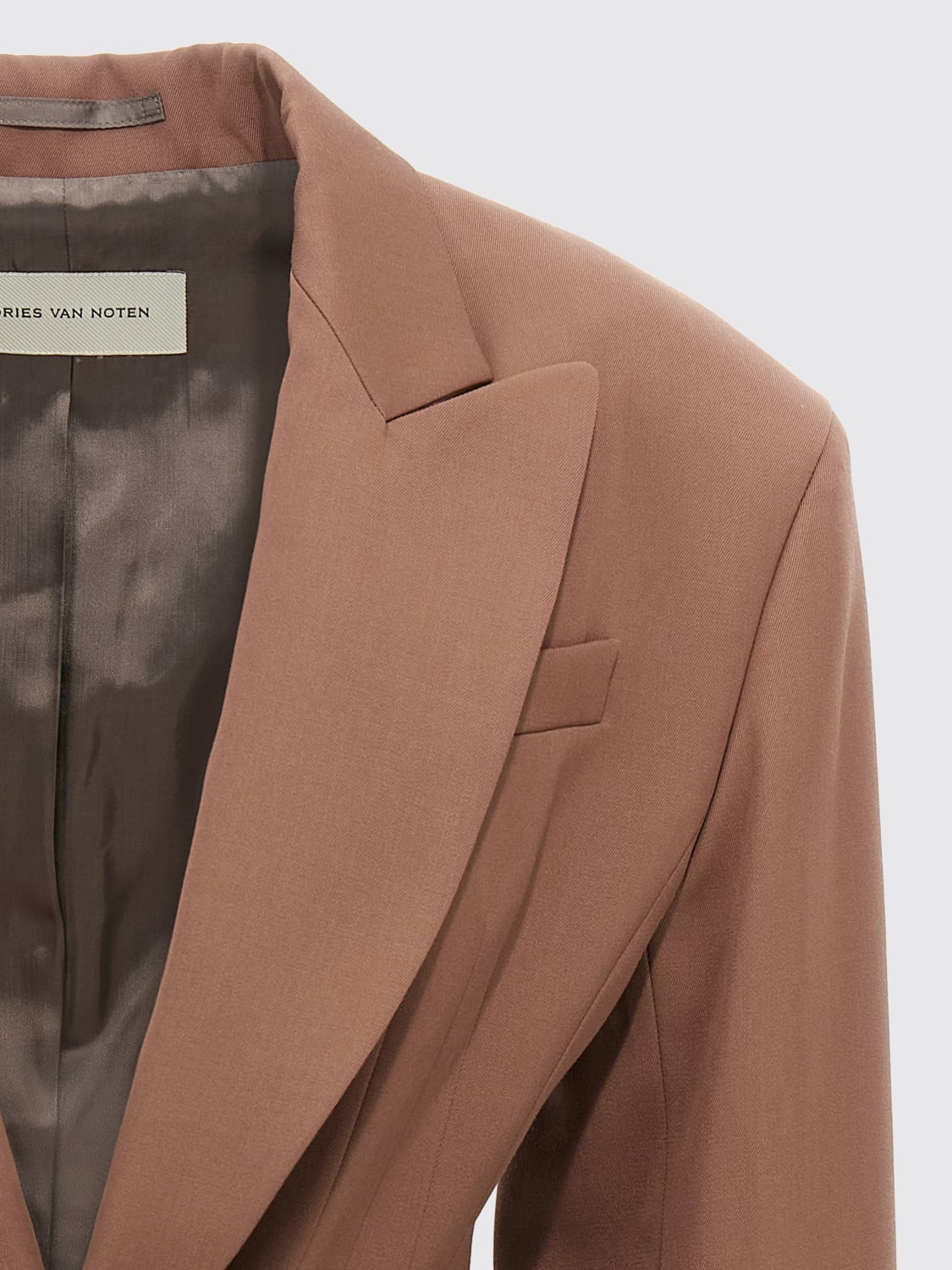 DRIES VAN NOTEN JACKET: Jacket woman Dries Van Noten, Brown - Img 4