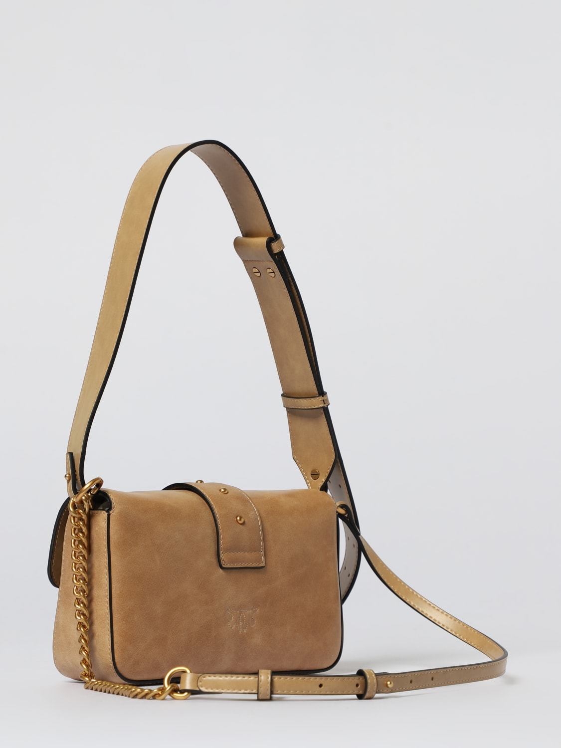 PINKO MINI BAG: Crossbody bags woman Pinko, Beige - Img 2