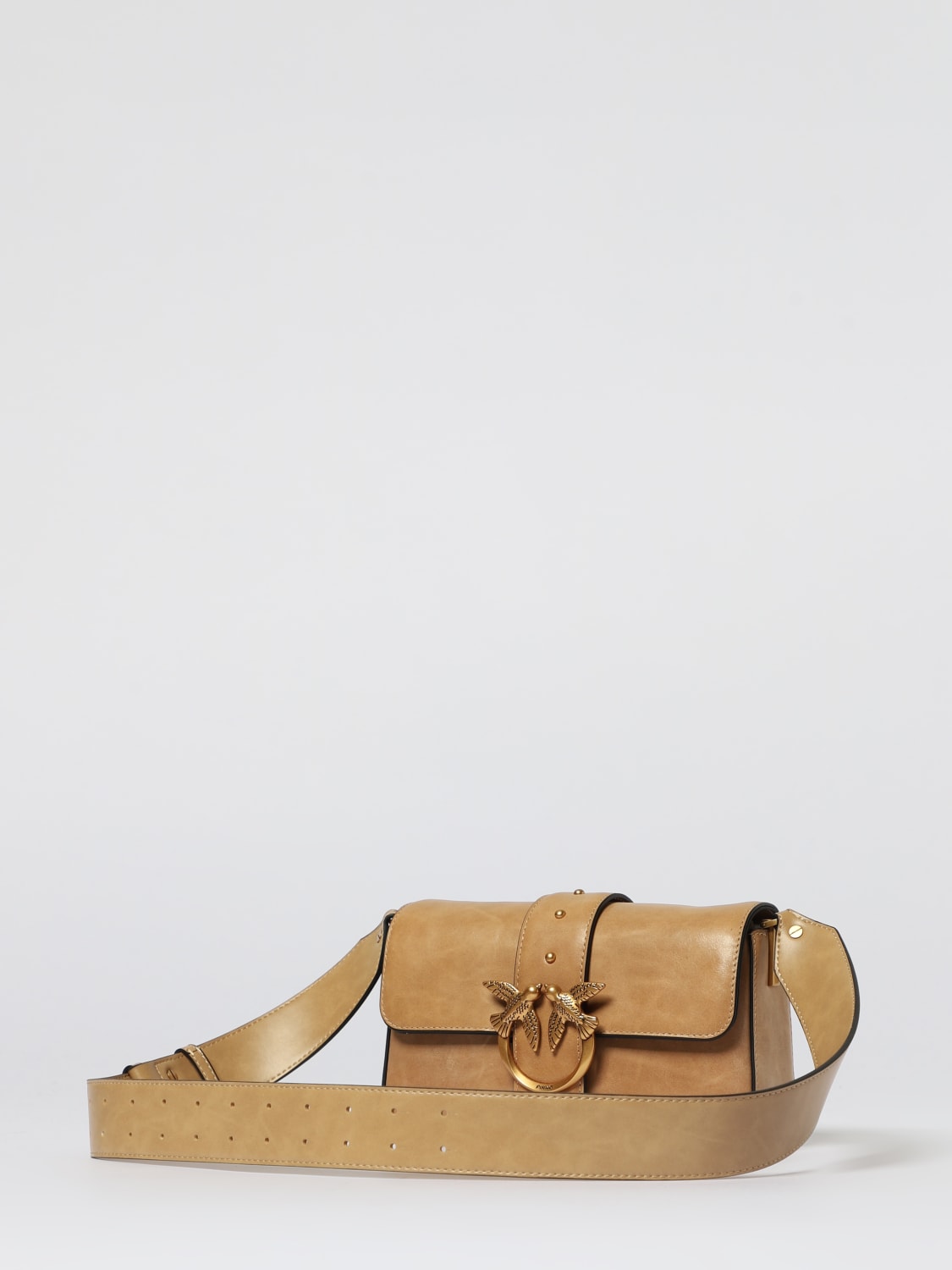 PINKO MINI BAG: Crossbody bags woman Pinko, Beige - Img 3