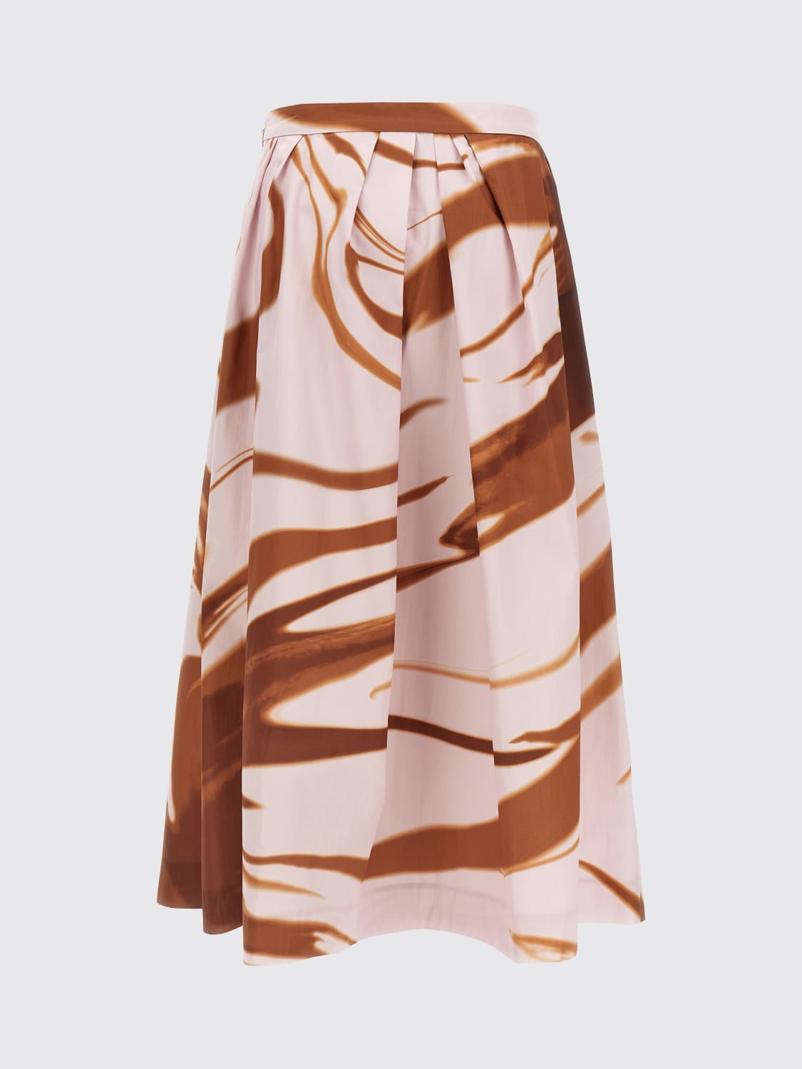 DRIES VAN NOTEN GONNA: Gonna midi Dries Van Noten in cotone stampato , Fantasia - Img 2