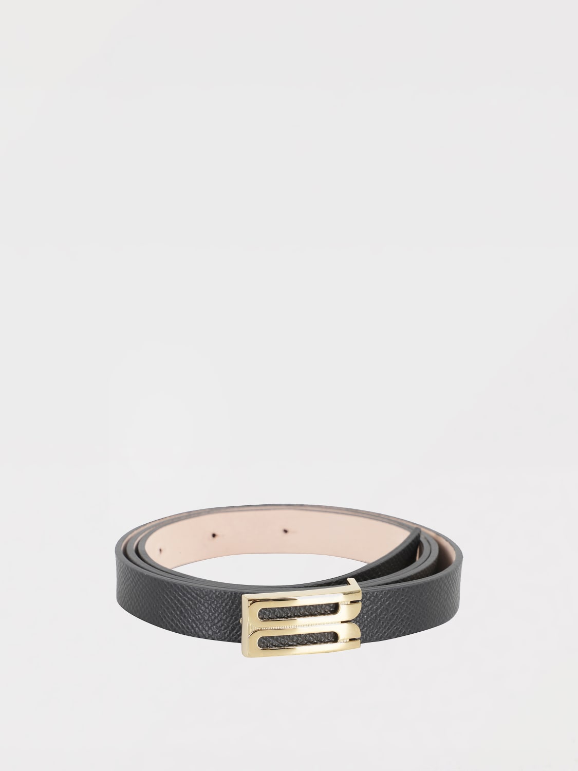 VICTORIA VICTORIA BECKHAM CINTURA: Cintura Victoria Victoria Beckham in pelle a grana , Nero - Img 1