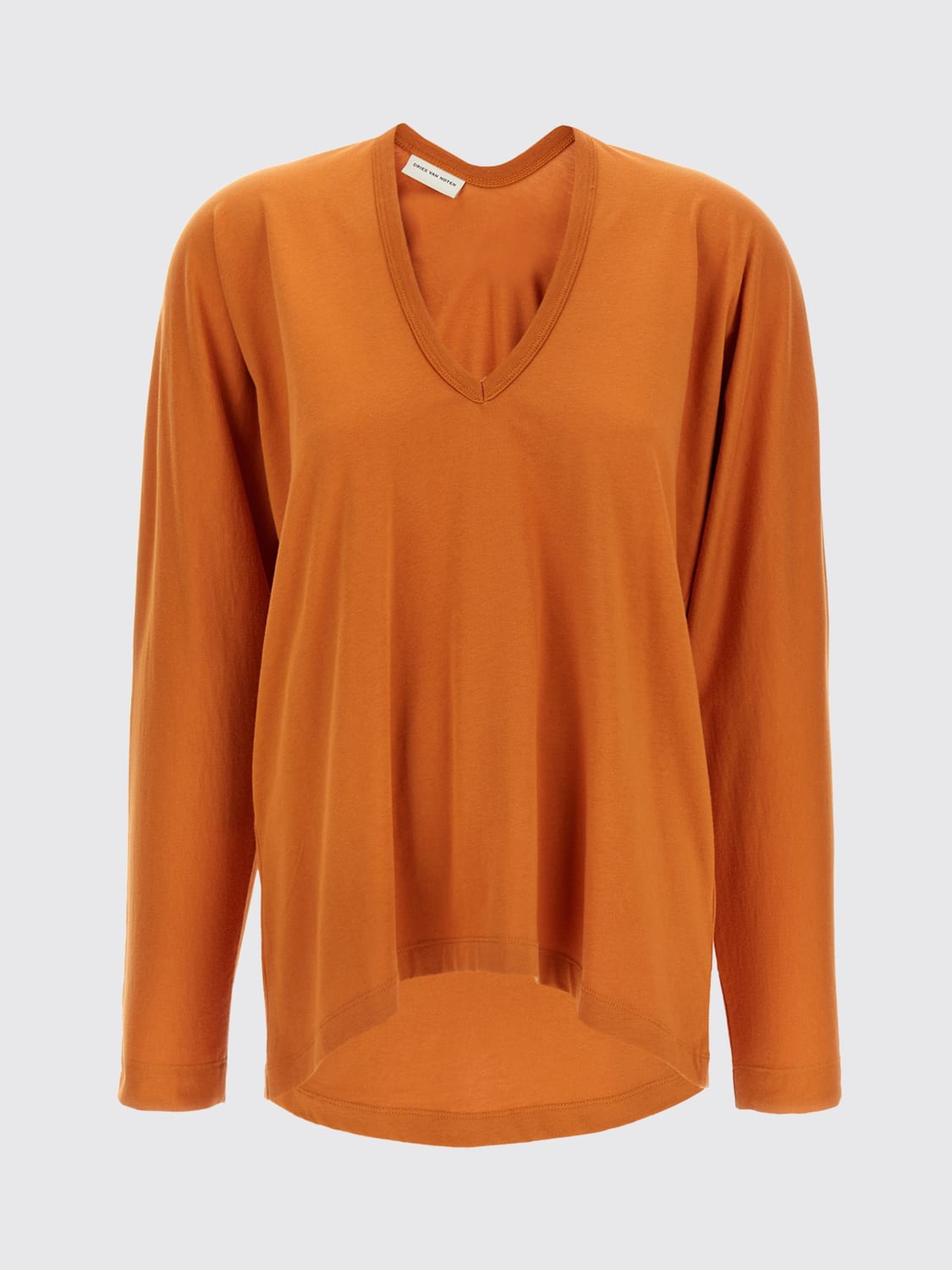 DRIES VAN NOTEN T-SHIRT: T-shirt femme Dries Van Noten, Orange - Img 1