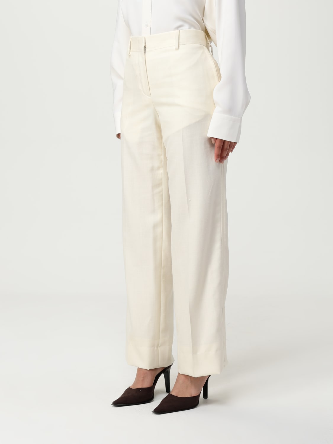 BRIONI PANTS: Pants woman Brioni, White - Img 3