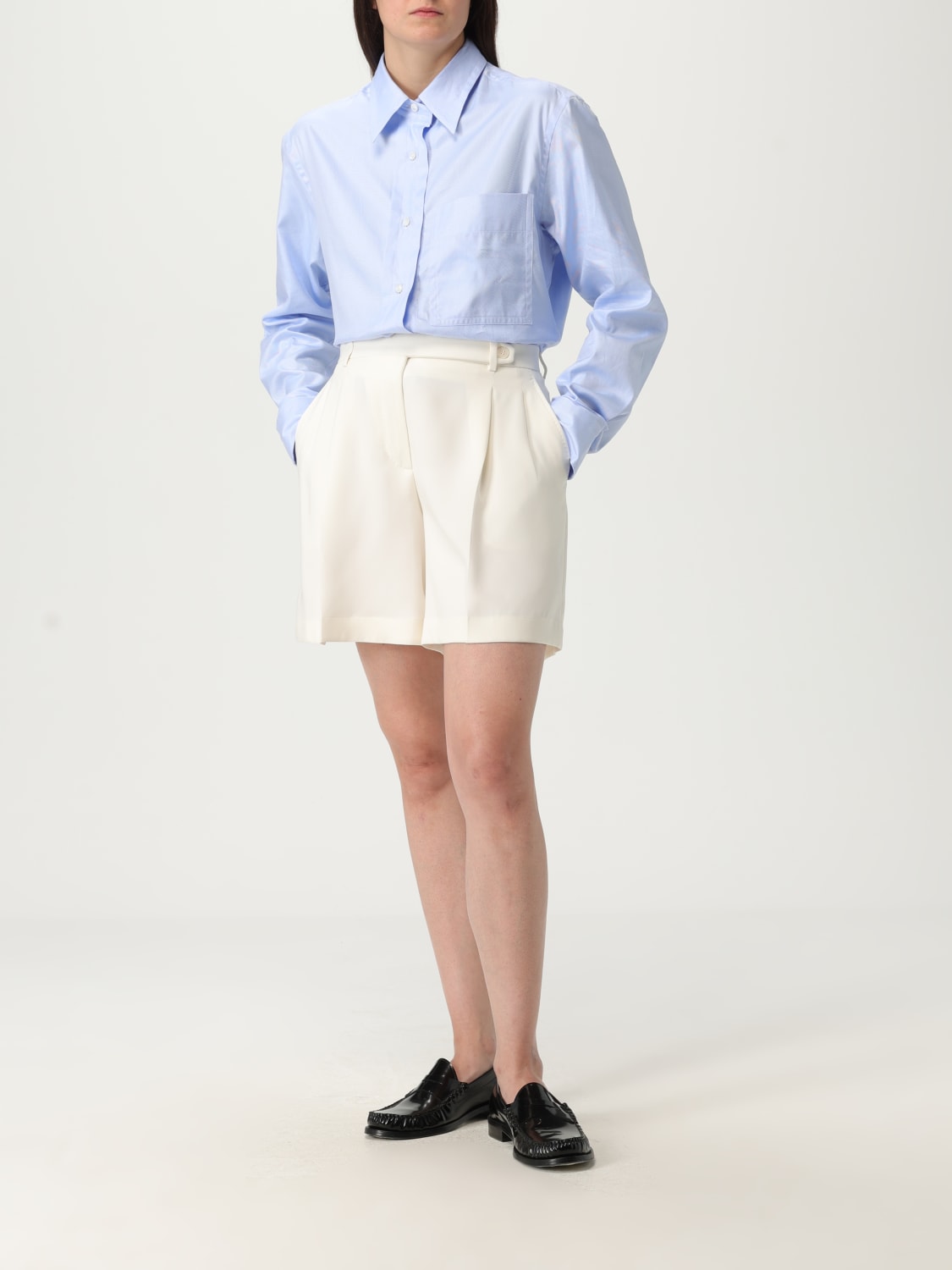 BRIONI SHORT: Short femme Brioni, Blanc - Img 2