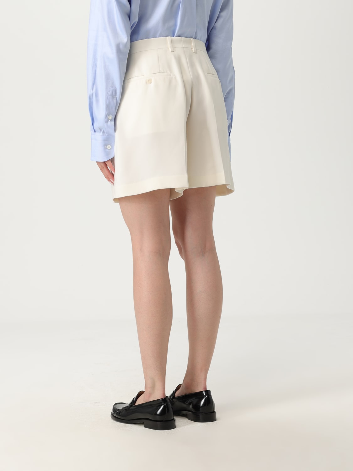 BRIONI SHORT: Short femme Brioni, Blanc - Img 3