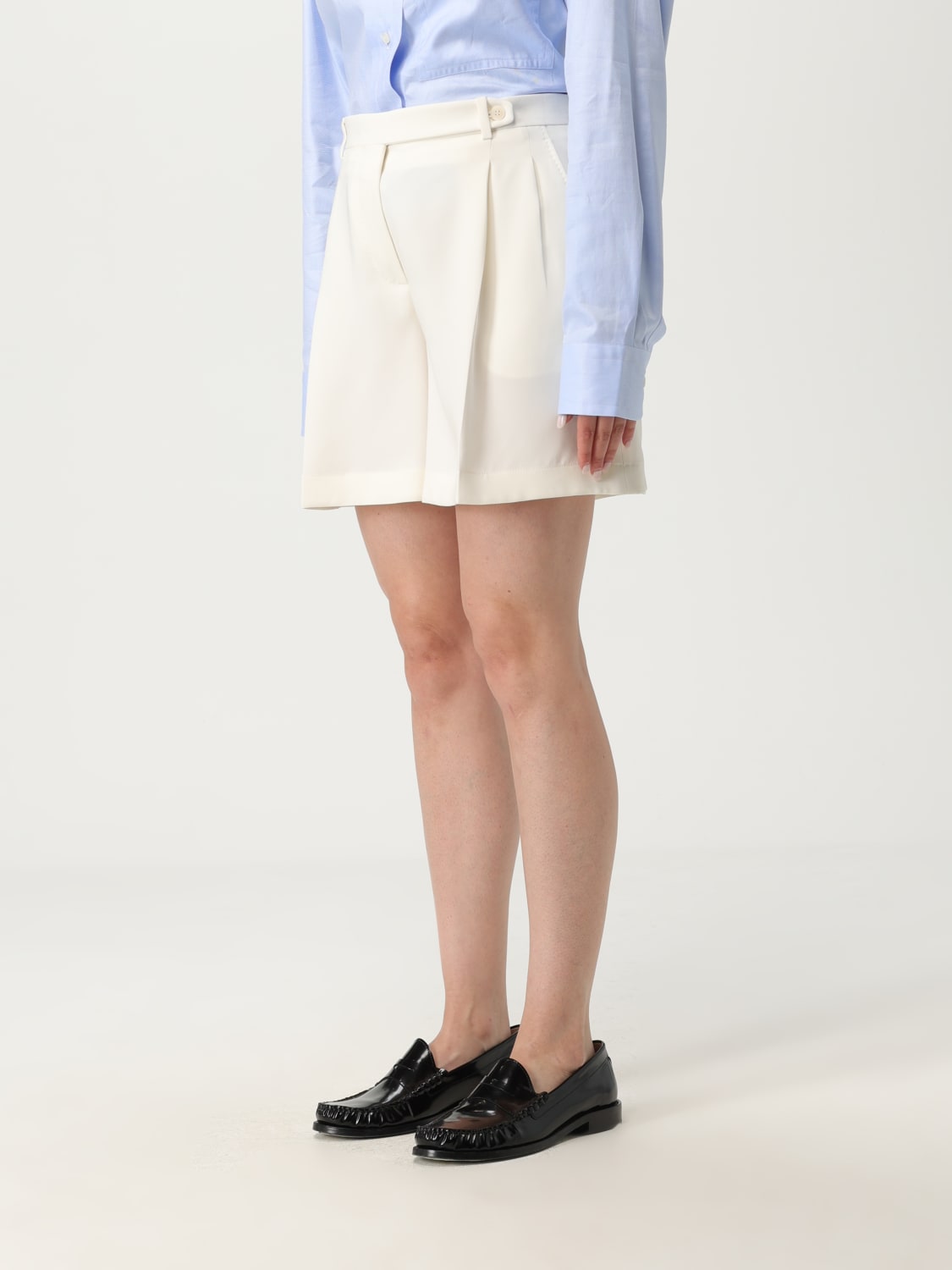 BRIONI SHORT: Short femme Brioni, Blanc - Img 4