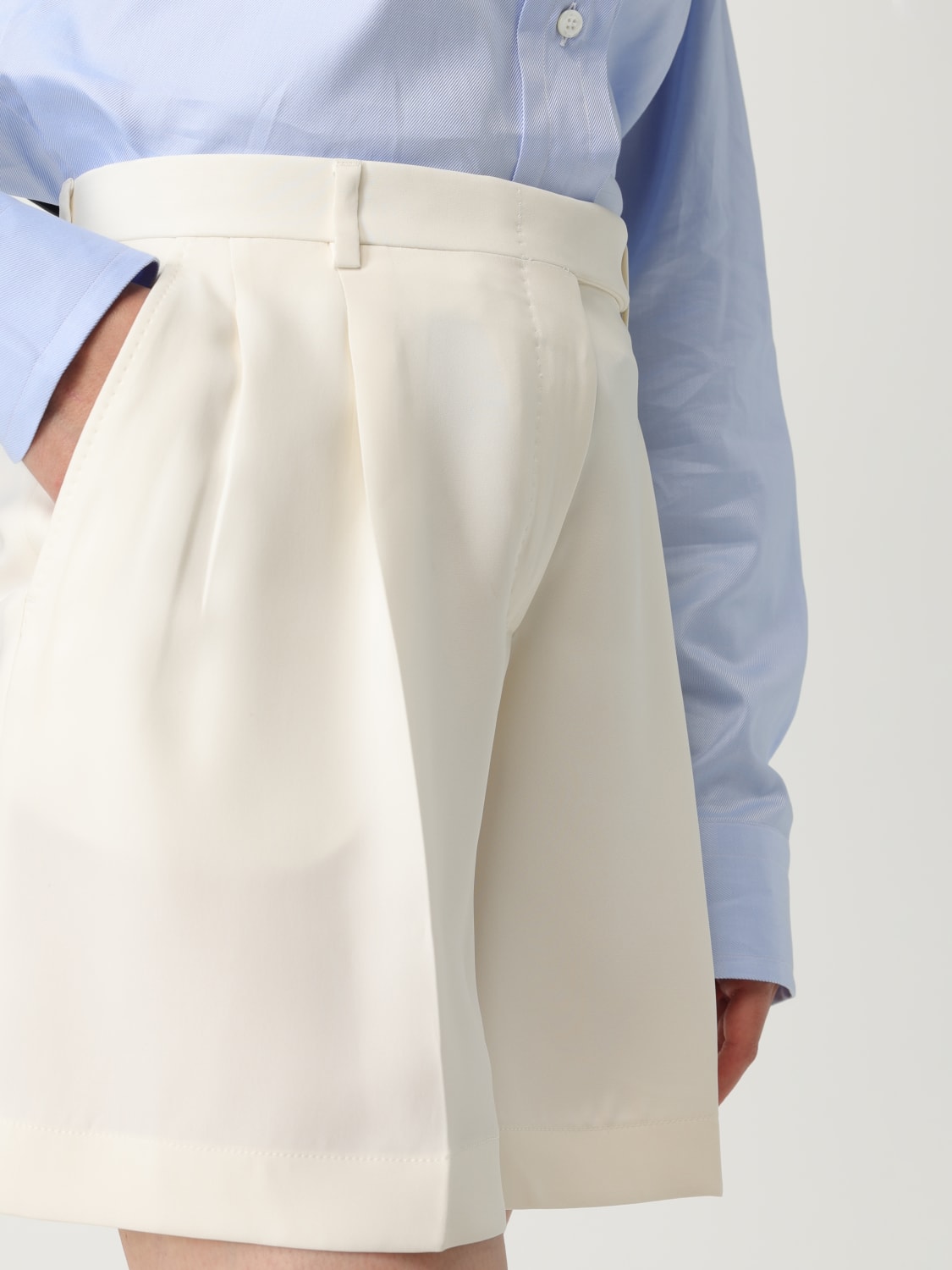 BRIONI SHORT: Short femme Brioni, Blanc - Img 5