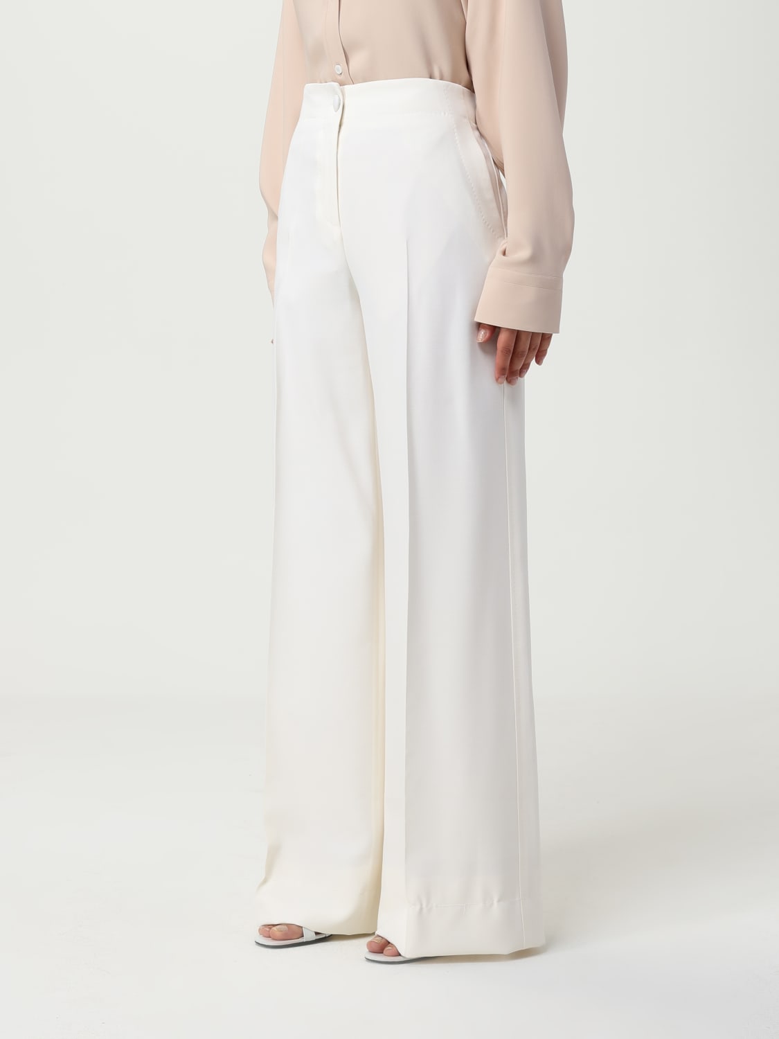 BRIONI PANTS: Pants woman Brioni, White - Img 4