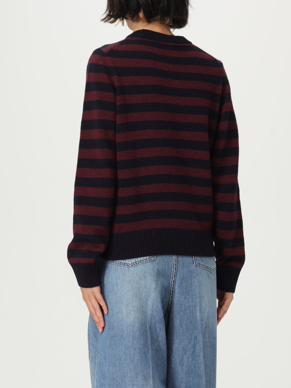 GANNI SWEATER: Sweater woman Ganni, Striped - Img 3