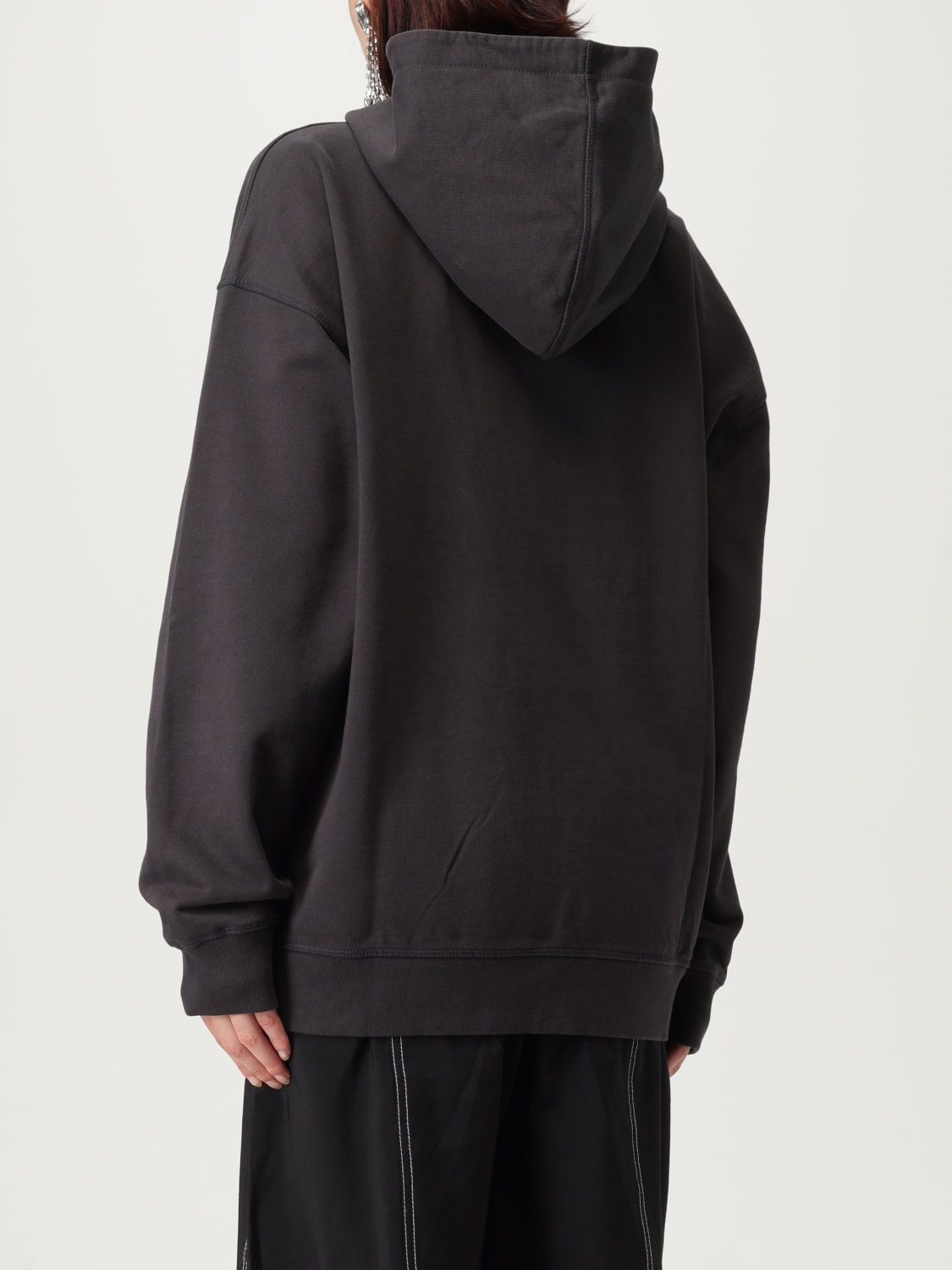 GANNI SWEATSHIRT: Sweatshirt woman Ganni, Grey - Img 3