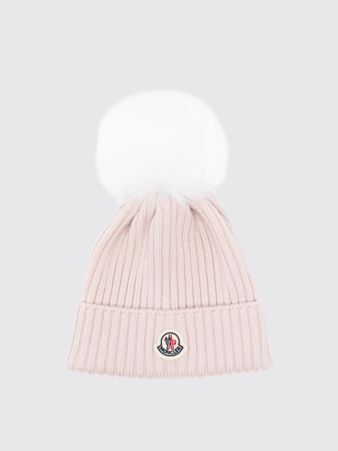 MONCLER GORRO: Gorros niña niños Moncler, Rosa - Img 1