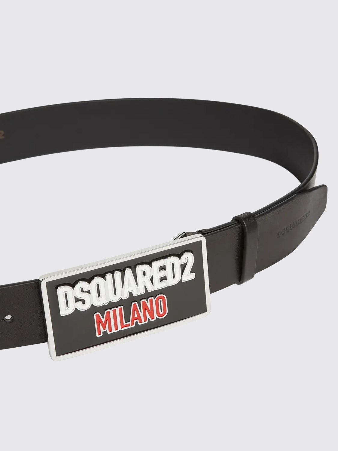 DSQUARED2 CINTURA: Cintura Dsquared2 in pelle , Nero - Img 2