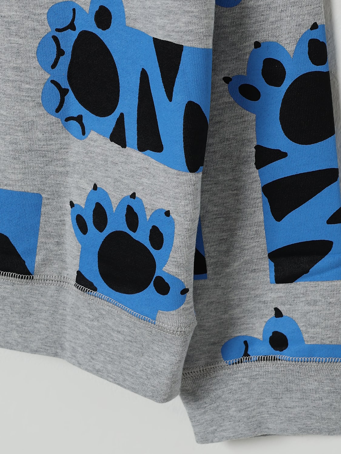 STELLA MCCARTNEY KIDS MAGLIA: Felpa stampata Stella McCartney Kids, Grigio - Img 3