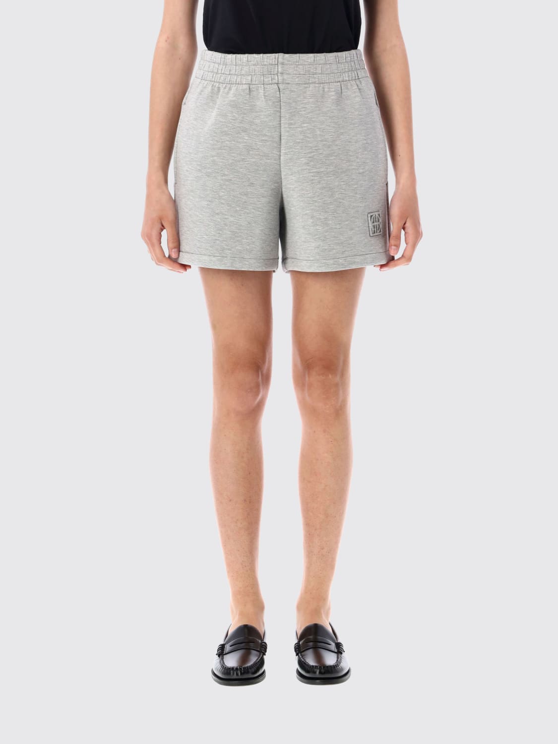 ショートパンツ ANINE BING Woman Short Grey A0510655 GRY1 ANINE BING Shorts Grey (ANINE BING/ショートパンツ) | ANINE