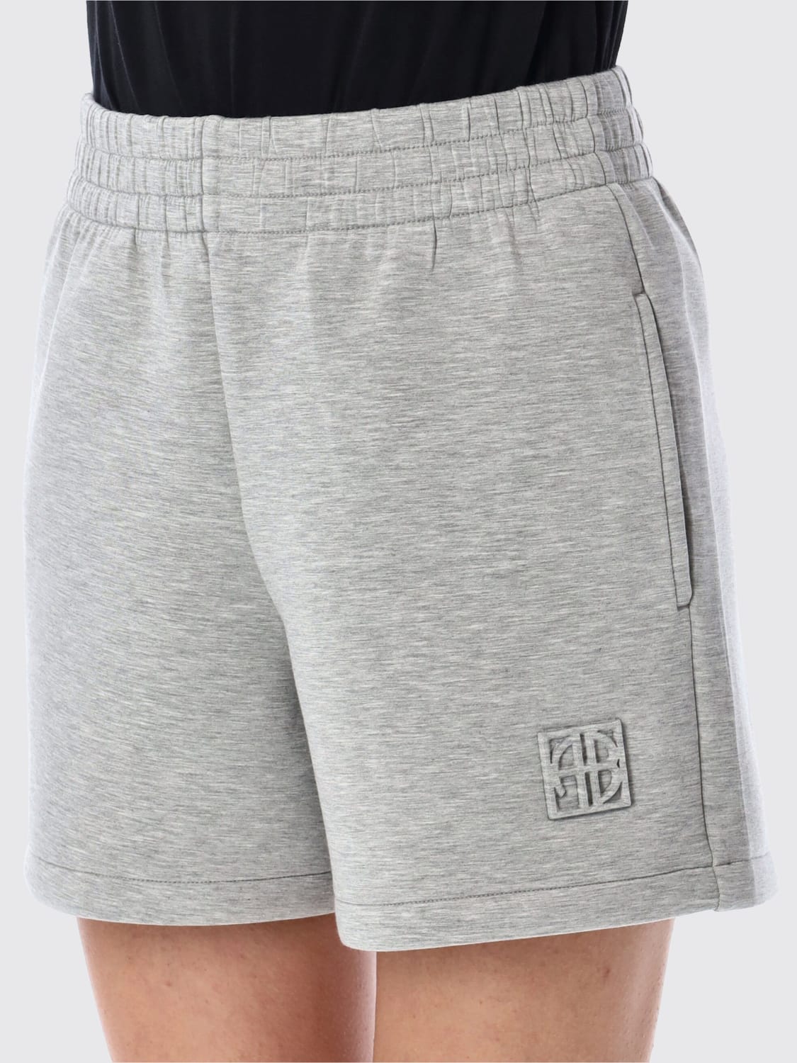 ショートパンツ ANINE BING Woman Short Grey A0510655 GRY1 Anine Bing Shorts - Grey - Women | A0510655GRY1 | thebs.com