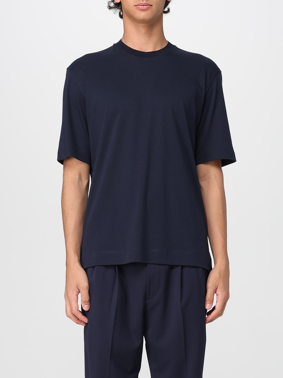 Tシャツ・カットソー ZEGNA Men T-shirt Blue RUF366A9F734 B09 ZEGNA: T-shirt men - Blue | Zegna t-shirt RUF366A9F734