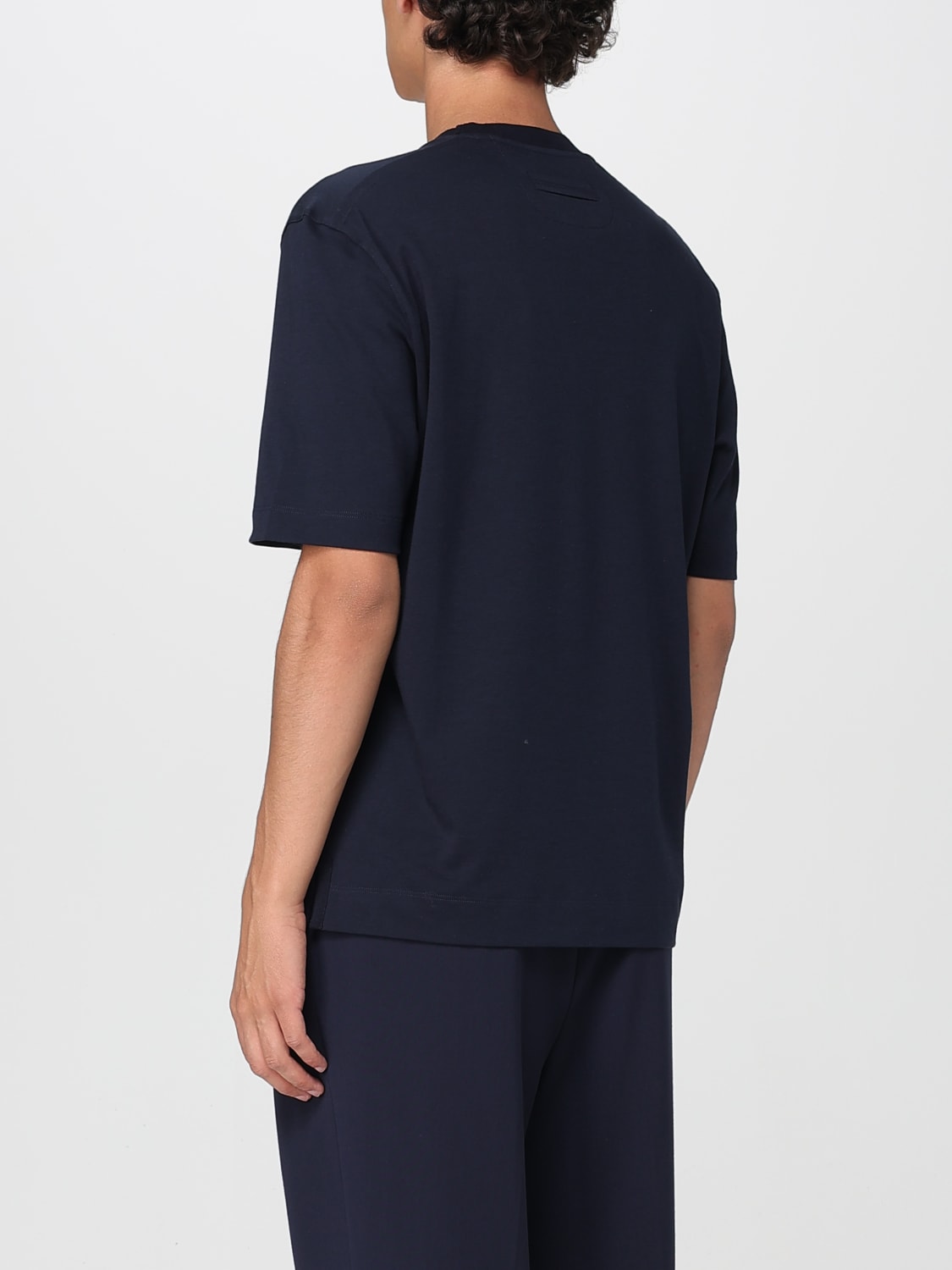 ZEGNA T-SHIRT: T-shirt herren Zegna, Blau - Img 3
