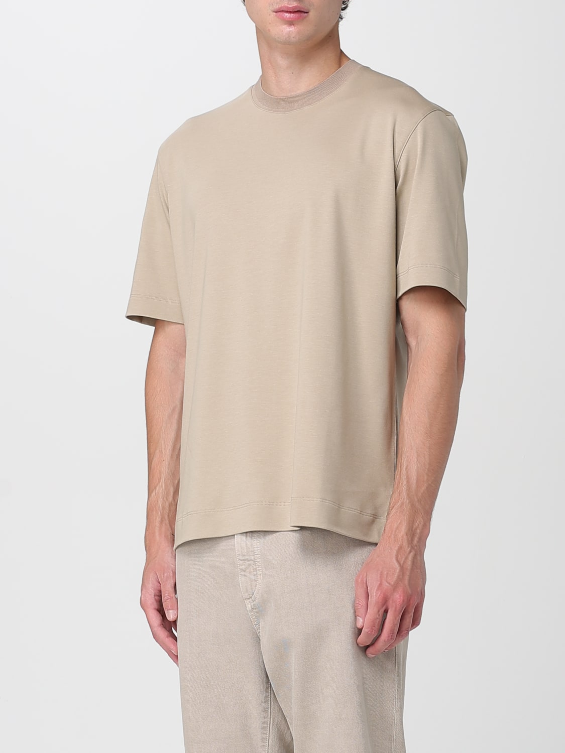ZEGNA T-SHIRT: T-shirt men Zegna, Beige - Img 4