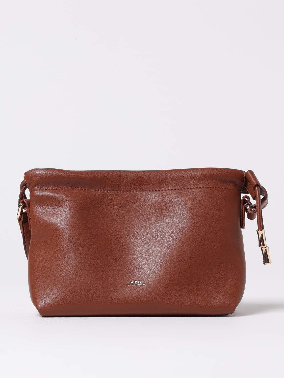 A.P.C. MINI BAG: Handbag woman A.P.C., Brown - Img 1