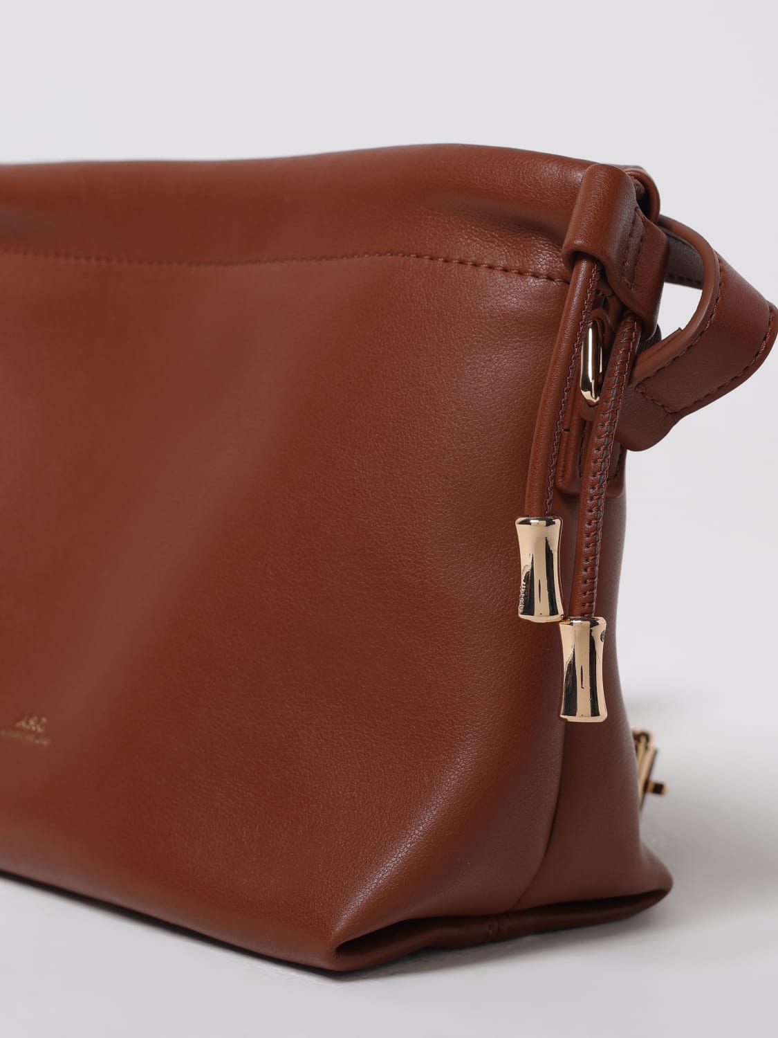 A.P.C. MINI BAG: Handbag woman A.P.C., Brown - Img 3