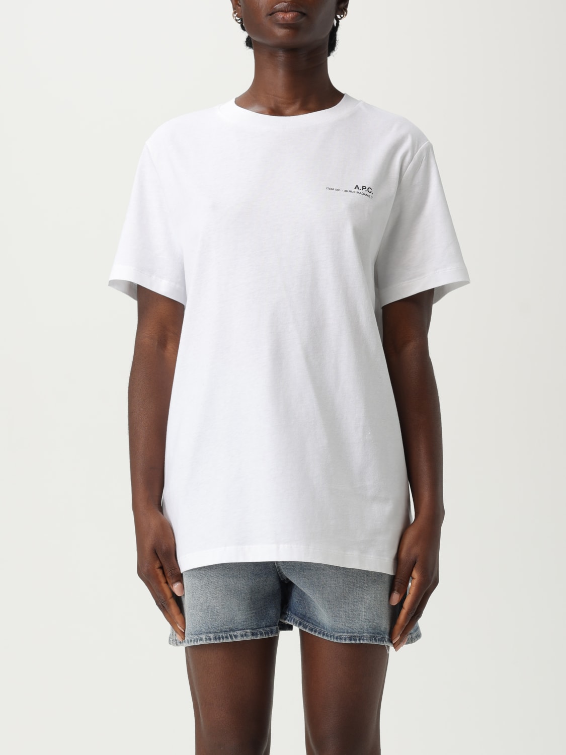 A.P.C. CAMISETA: Camiseta mujer A.P.C., Blanco - Img 1