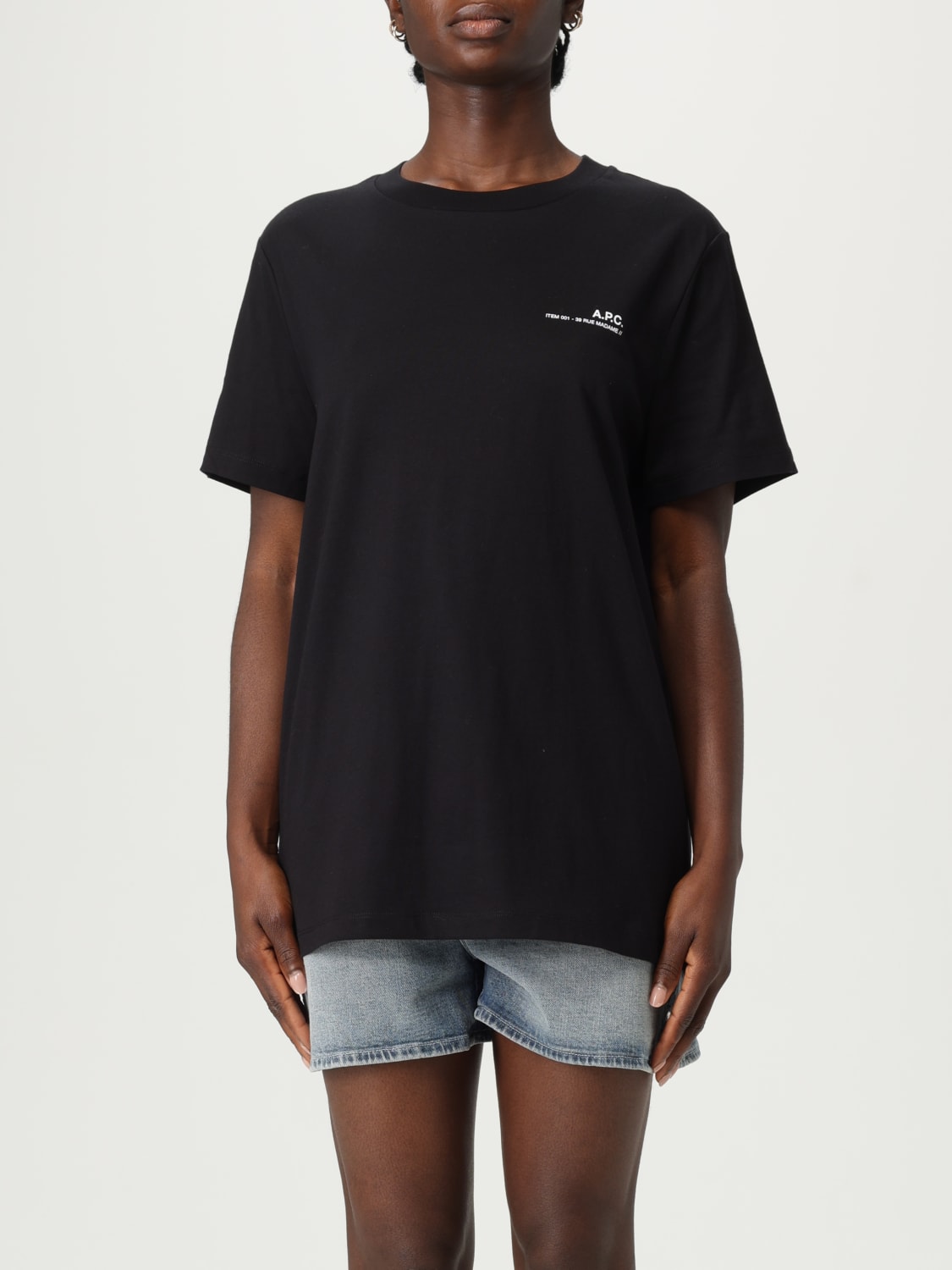 A.P.C. CAMISETA: Camiseta mujer A.P.C., Negro - Img 1