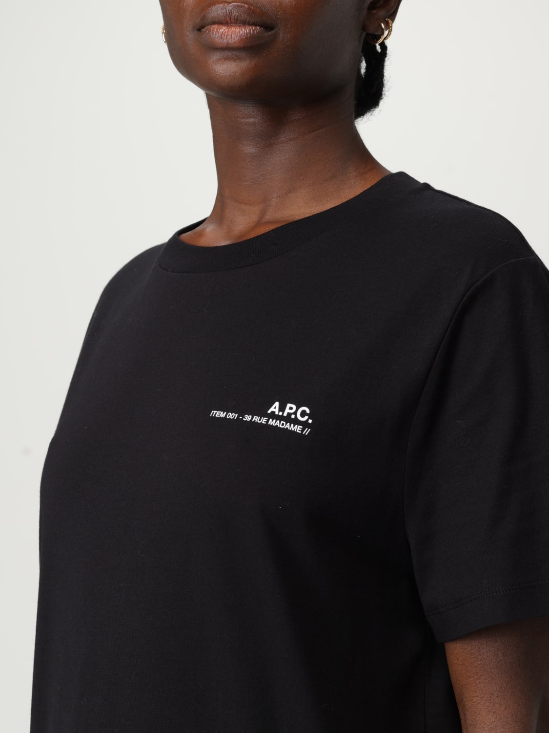 A.P.C. CAMISETA: Camiseta mujer A.P.C., Negro - Img 3