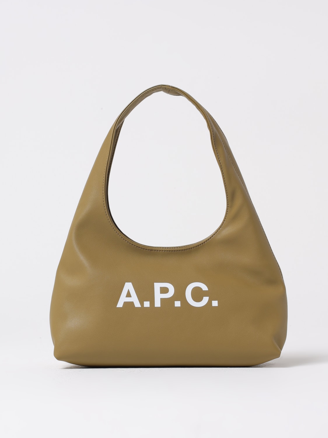 A.P.C. SHOULDER BAG: Crossbody bags woman A.P.C., Green - Img 1