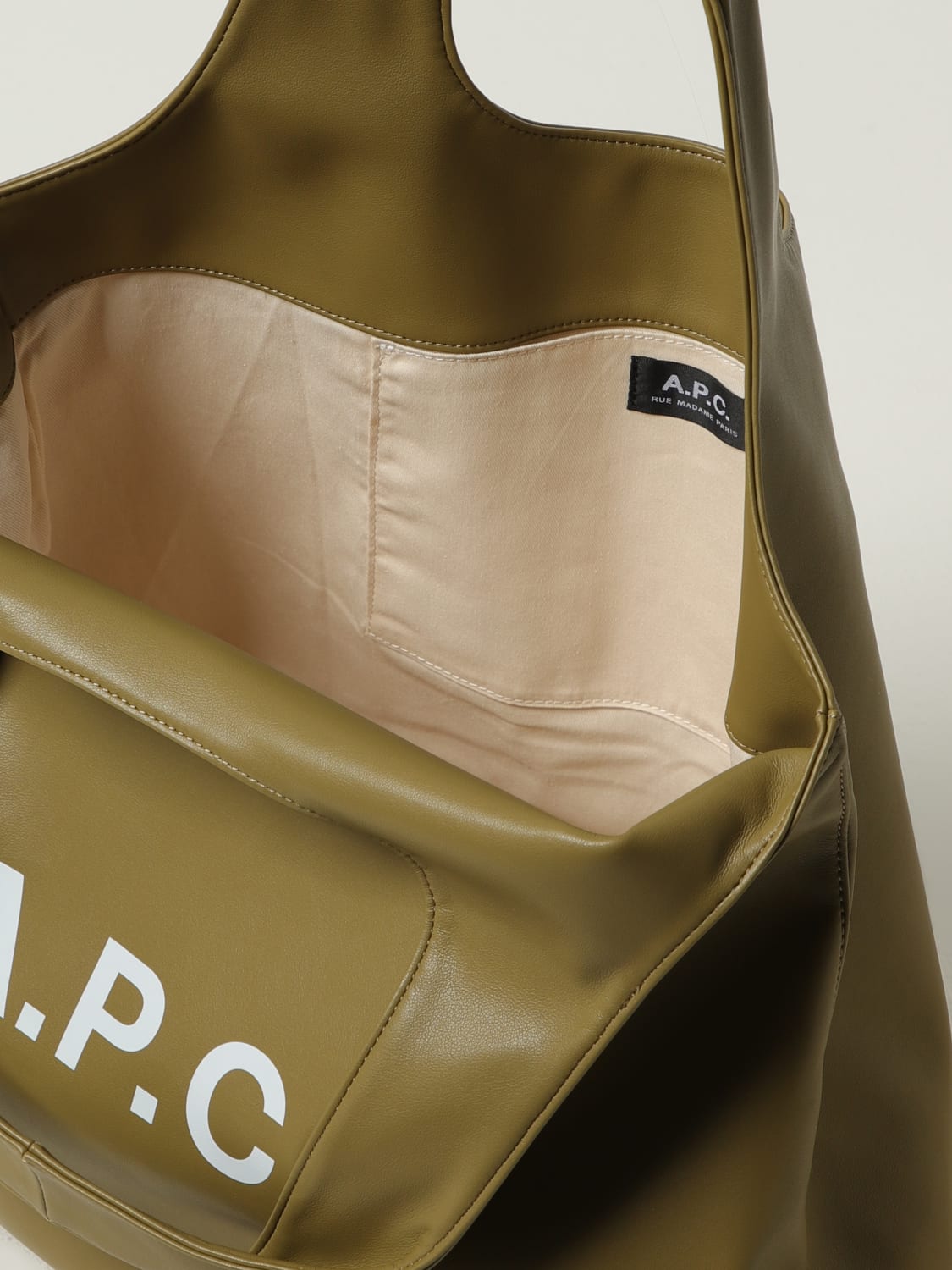 A.P.C. TOTE BAG: Handbag woman A.P.C., Green - Img 3