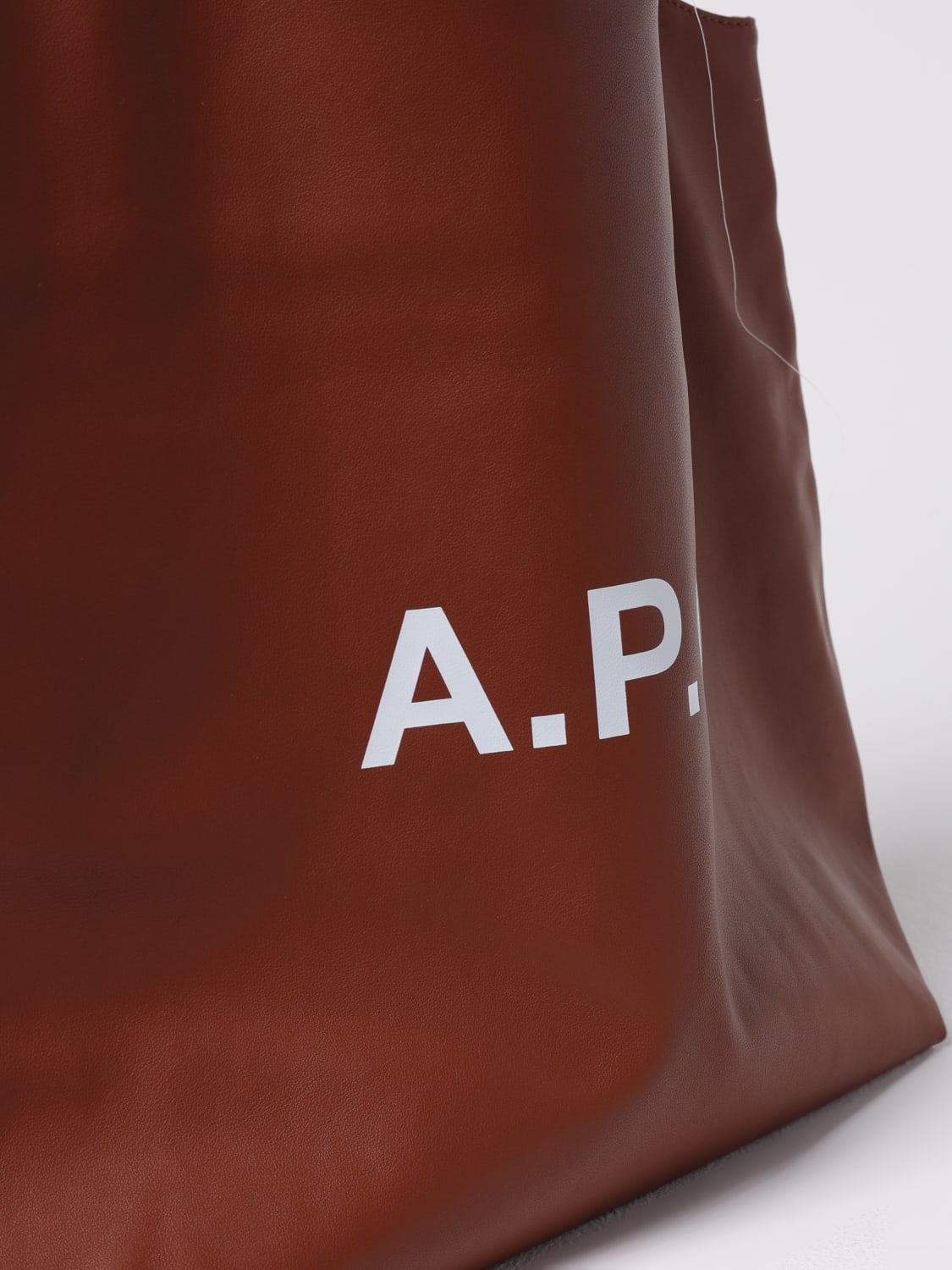 A.P.C. TOTE BAG: Handbag woman A.P.C., Brown - Img 3