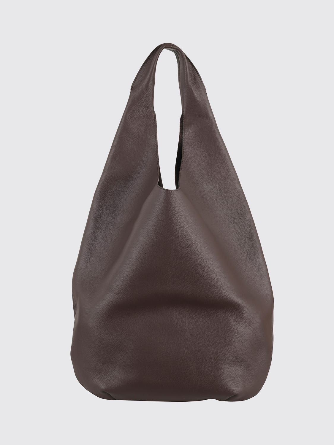 A.P.C. BORSA TOTE: Borsa Le Neige A.P.C. in pelle a grana , Cacao - Img 2