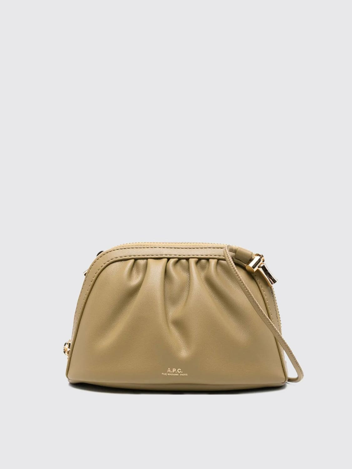 A.P.C. MINI BAG: Crossbody bags woman A.P.C., Olive - Img 1