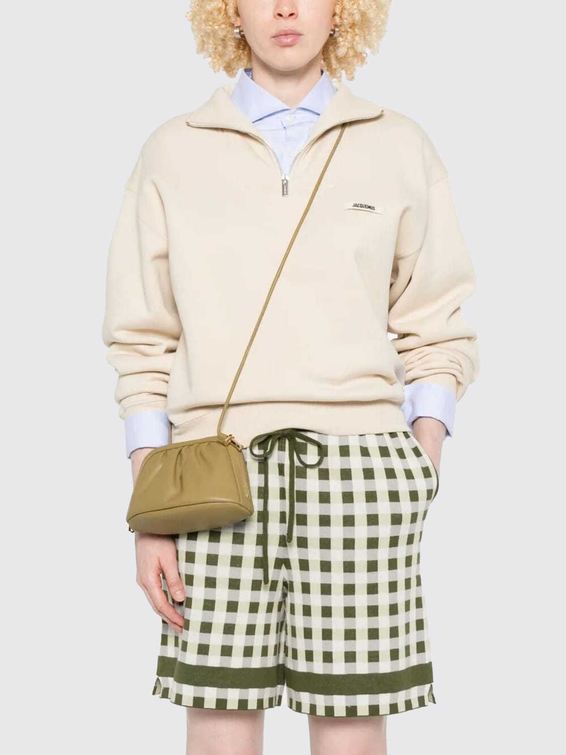 A.P.C. MINI BAG: Crossbody bags woman A.P.C., Olive - Img 2