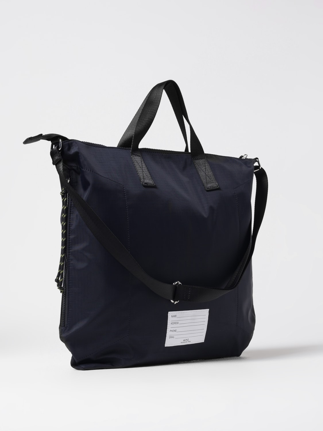 A.P.C. BORSA A TRACOLLA: Borsa Trek A.P.C. in nylon , Blue - Img 2
