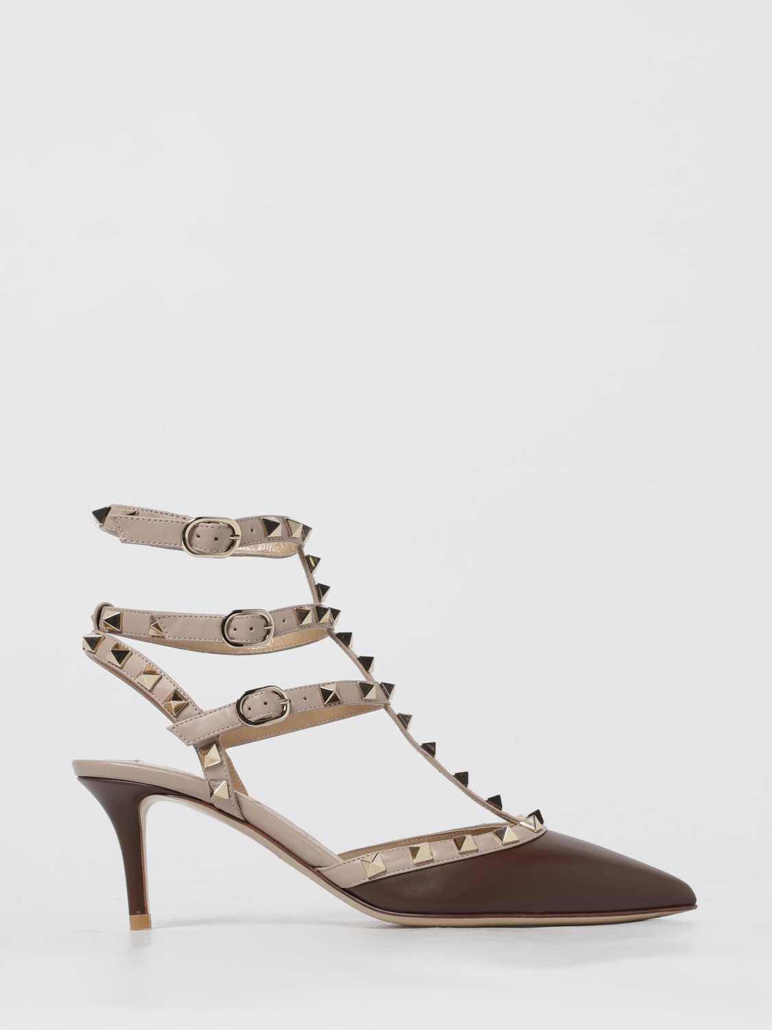 VALENTINO GARAVANI PUMP: High heel shoes woman Valentino Garavani, Coffee - Img 1