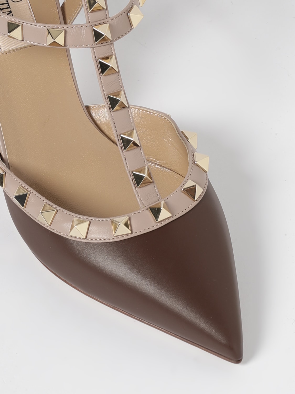 VALENTINO GARAVANI PUMP: High heel shoes woman Valentino Garavani, Coffee - Img 4