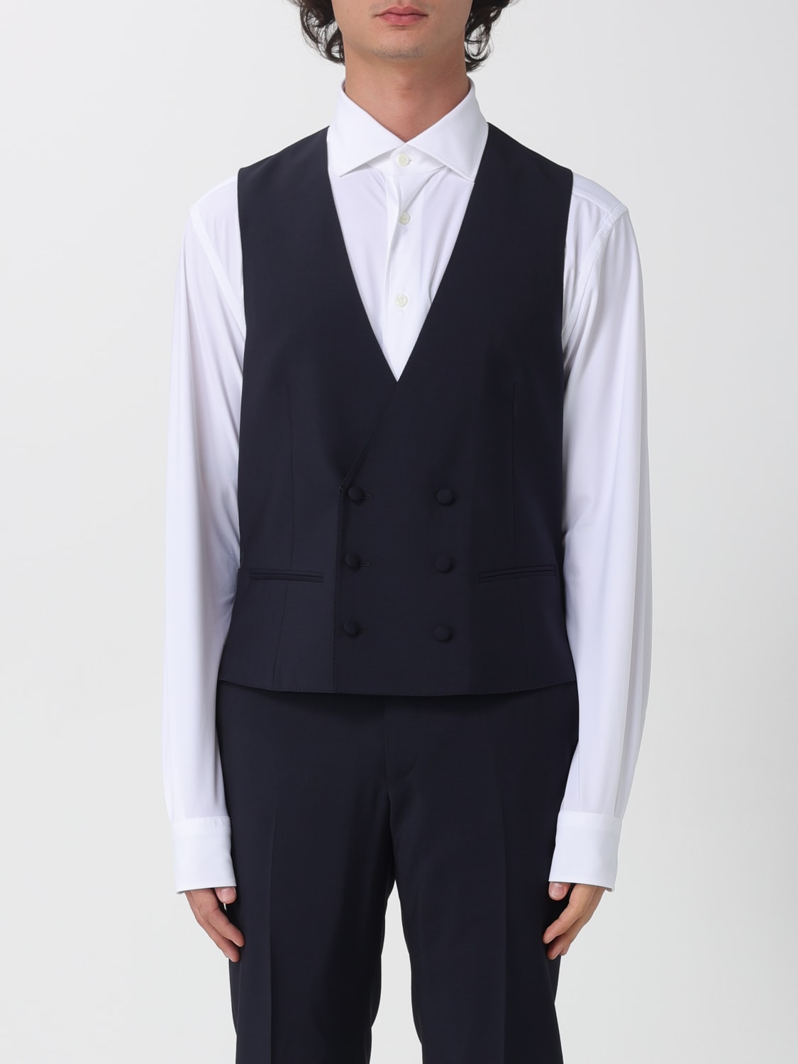 CORNELIANI SUIT VEST: Jacket men Corneliani, Blue - Img 1