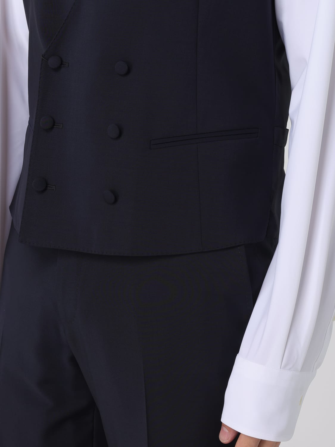 CORNELIANI SUIT VEST: Jacket men Corneliani, Blue - Img 3