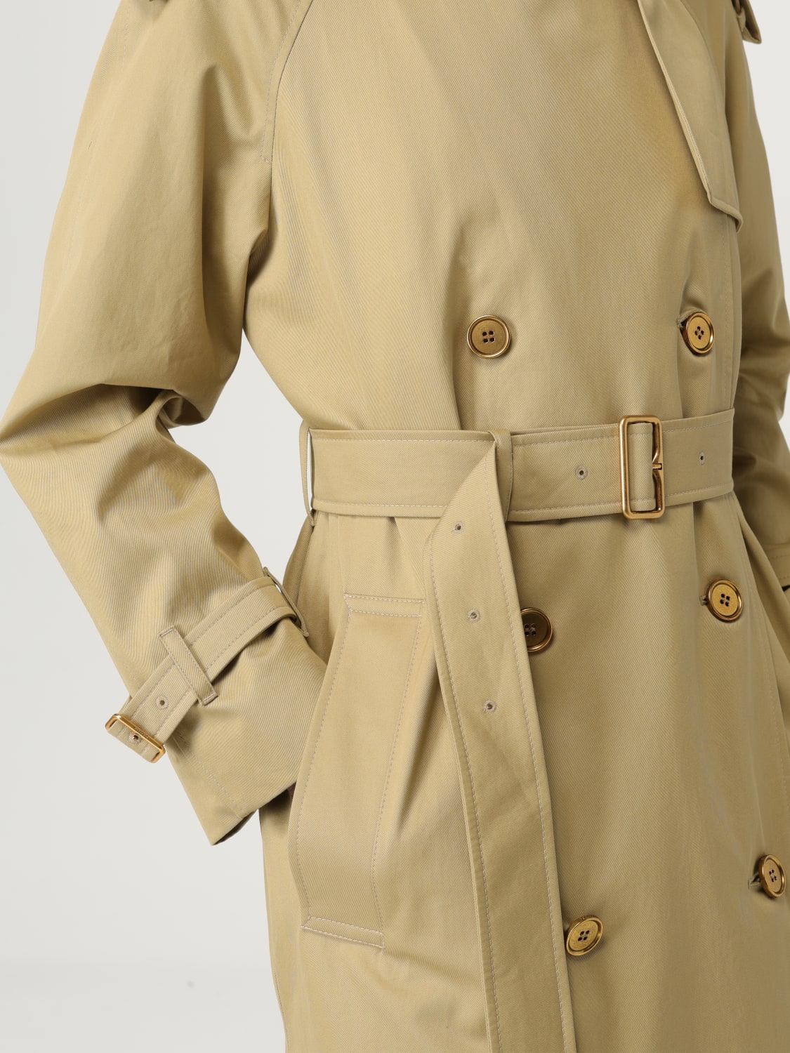 BURBERRY JACKET: Trench coat woman Burberry, Brown - Img 5